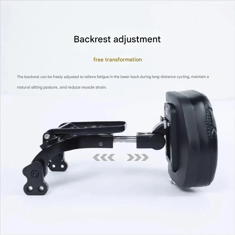Motorcycle backrest for CFMOTO 250CLC/450CLC folding backrest with lumbar support, 250/450CLC adjustable passenger backrest