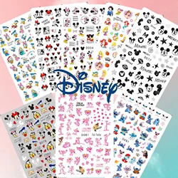 1 Uds. Disney Dumbo Star Delu pegatina para uñas accesorios para decoración de uñas Mickey Mouse Donald Duck Puff Girls 3D pegatina calcomanía piezas para uñas