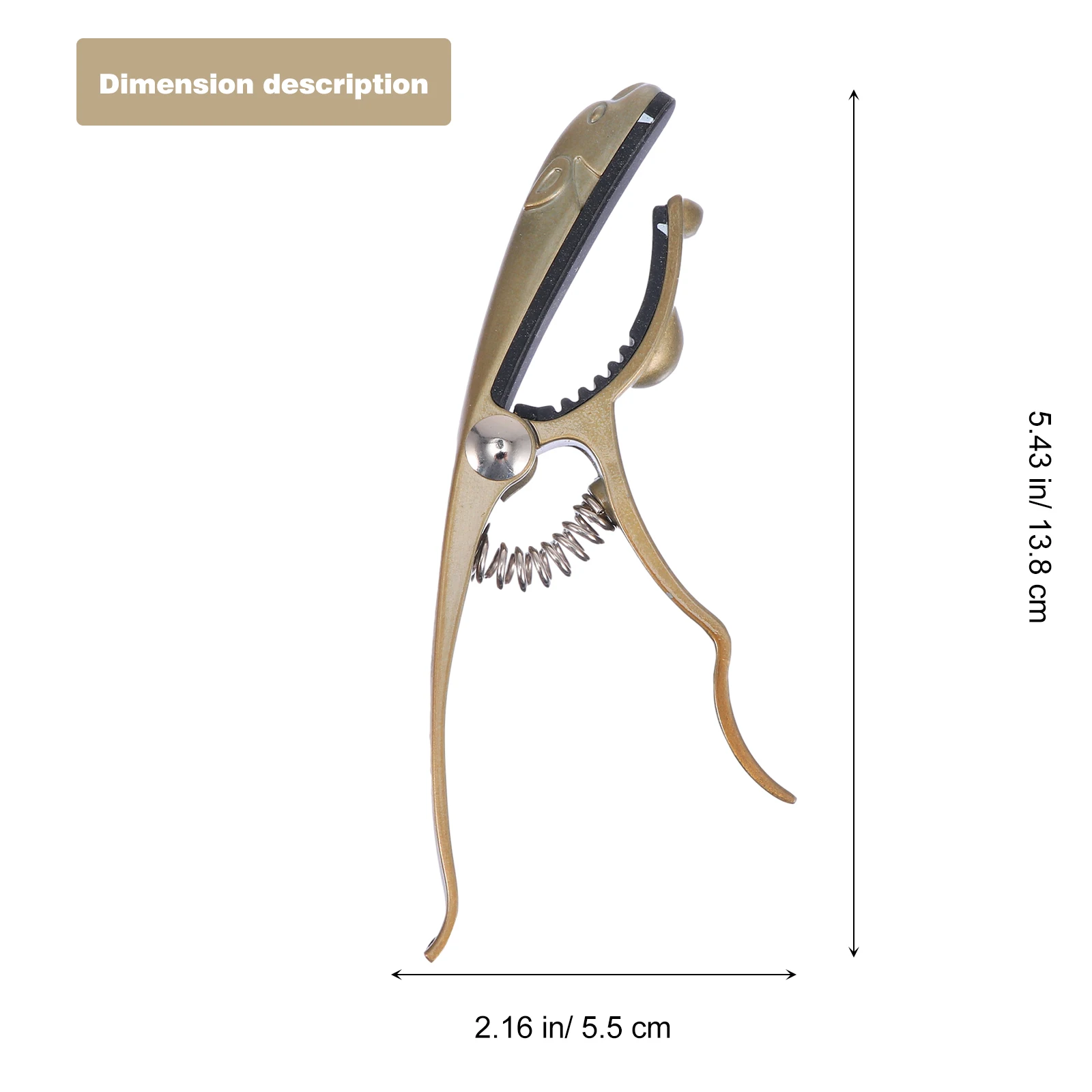 كابو للجيتار الصوتي الكهربائي تصميم الفهد تغيير سريع أداة ملحقات الجيتار من سبائك الألومنيوم المتينة #6