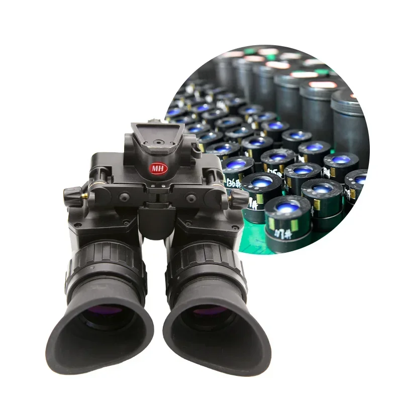 MH- HNVG-31ND Auto-gating Available Gen2+/Gen 3 P45 White Phosphor FOM 1800 Handheld Night Vision Binocular
