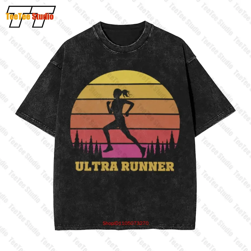 Ultra Runner Ultramarathon Long Distance Running Vintage Oversized T-Shirt AGXX