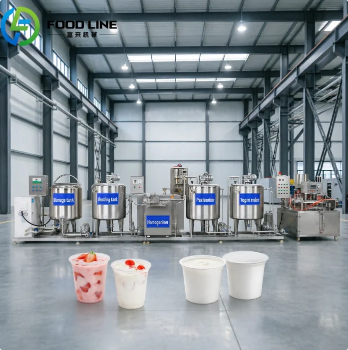FOODLINE All Day Continuous Yogurt Line Indoor Outdoor Dual Use Adjustable Fermentation Speed Processing Unit
