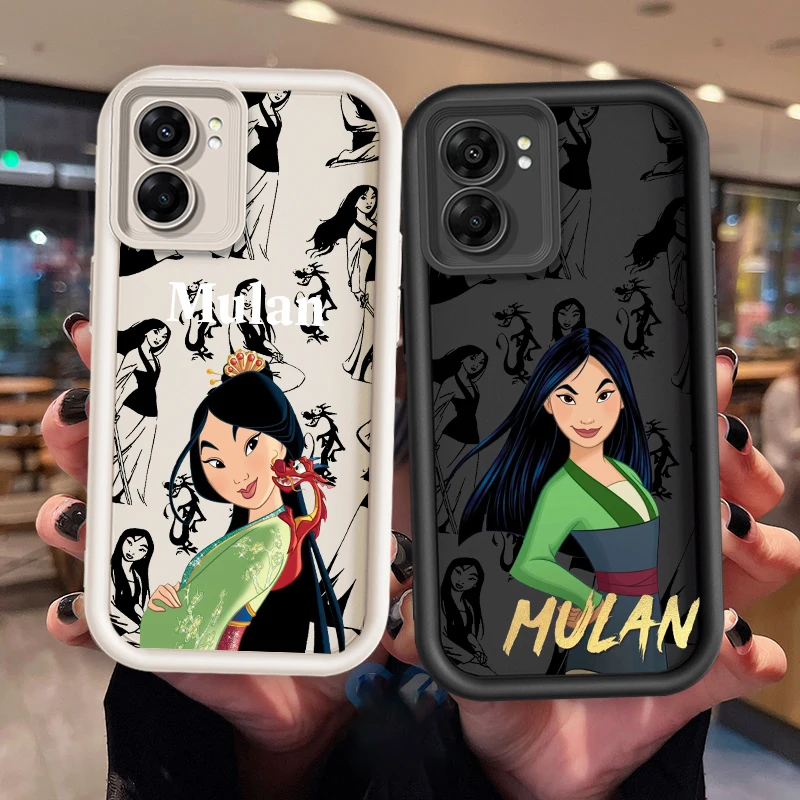 

Disney Mulan Cartoon Girl For OPPO A98 A78 A94 A76 A74 A58 A55 4G 5G A9 A53 2020 A36 Eye Ladder Cover Capa Fundas Phone Case