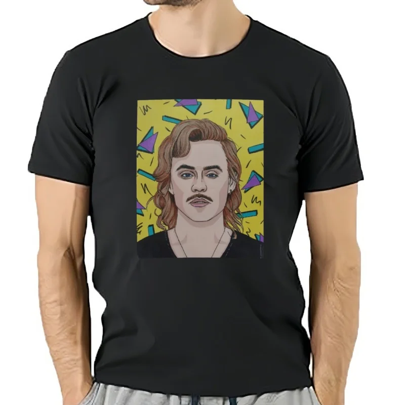 Camiseta de Billy Hargrove para niño، camisetas Graficas، camisetas de animal prinfor boys، camisetas negras para homb