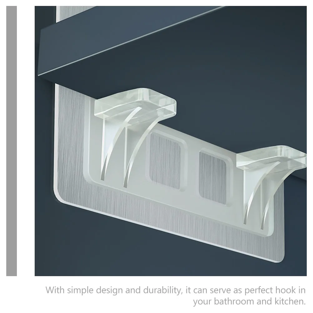 

10pcs Support Pegs Transparent Adhesive Cabinet Shelf Holder Heavy Duty Multi-Function Shelf Holders For Bathroom Kitchen