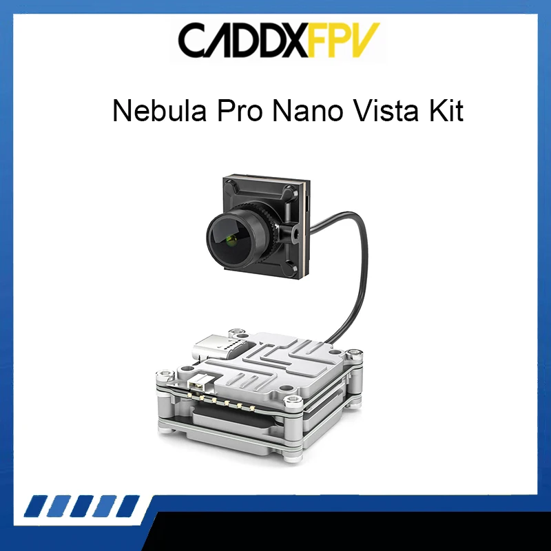 

Камера Caddx Nebula Pro Nano Vista Kit, камера Vista HD Kit 80 мм 720P/120fps NTSC PAL переключаемая цифровая FPV камера CaddxFPV передатчик