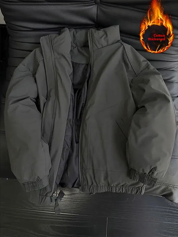 

Мужская утепленная куртка-бомбер American Style Pilot из хлопка с воротником-стойкой, осенне-зимняя, с наполнителем из полиэфирного волокна