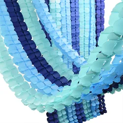 1Pcs 3.6m Colorful Four Leaf Clover Paper Garlands Baby Shower For Home Party Wedding Festival Decoration Paper Pull Flag