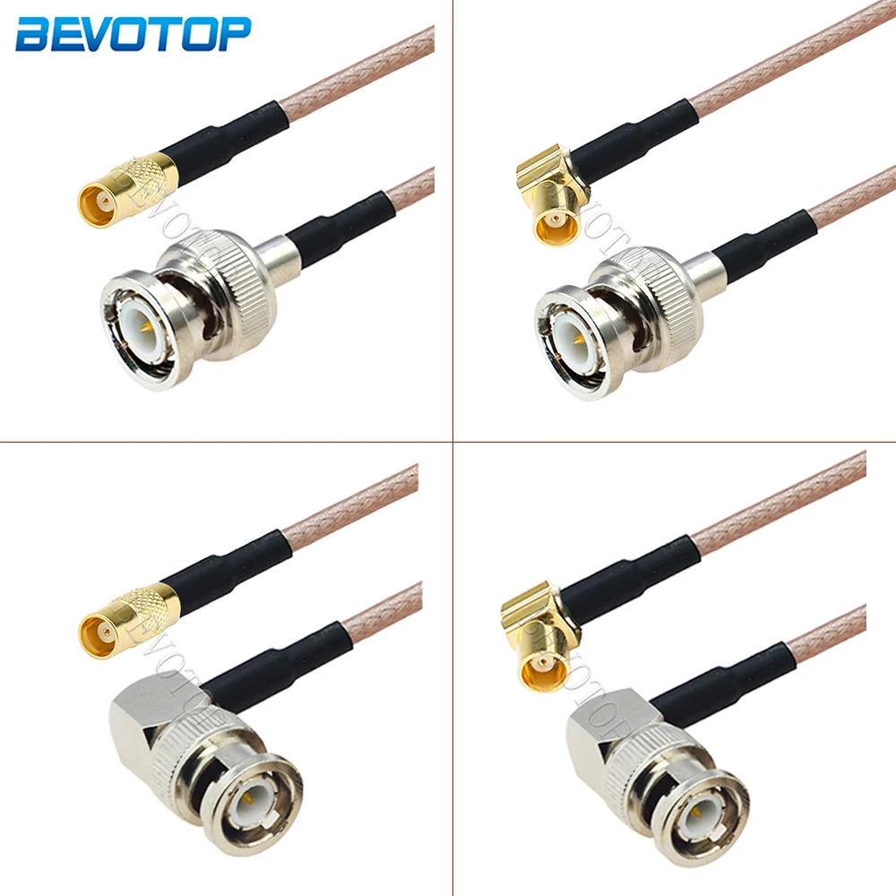 

RG-316 MCX Female Straight/Right Angle to BNC Male Connector RG316 RF Coax Cable Extension Cable Coaxial Jumper Cord 10CM-5M