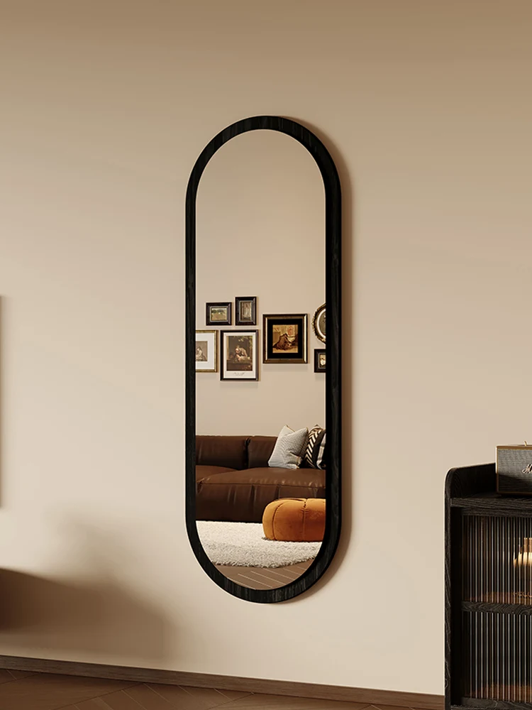 Medieval full-length mirror wall-mounted full-length mirror Household special-shaped