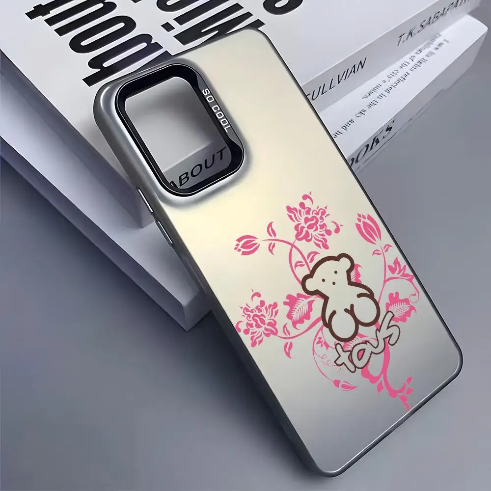 Moda logotipo t-touses caso de telefone para samsung galaxy s25 edge s24 s23 s22 s21 s20 ultra funda silicone colorido prata caso de telefone