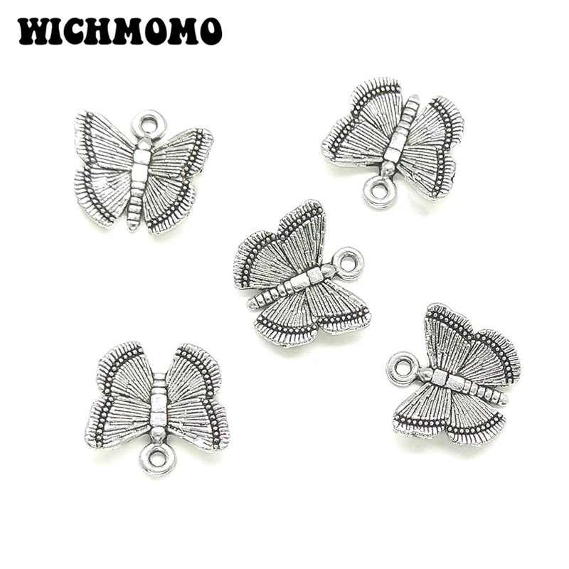 

Fashion 30 Pieces/bag Cute Romantic Zinc Alloy Butterfly Charms Pendants Diy Earring Bracelets Jewellery Accessories