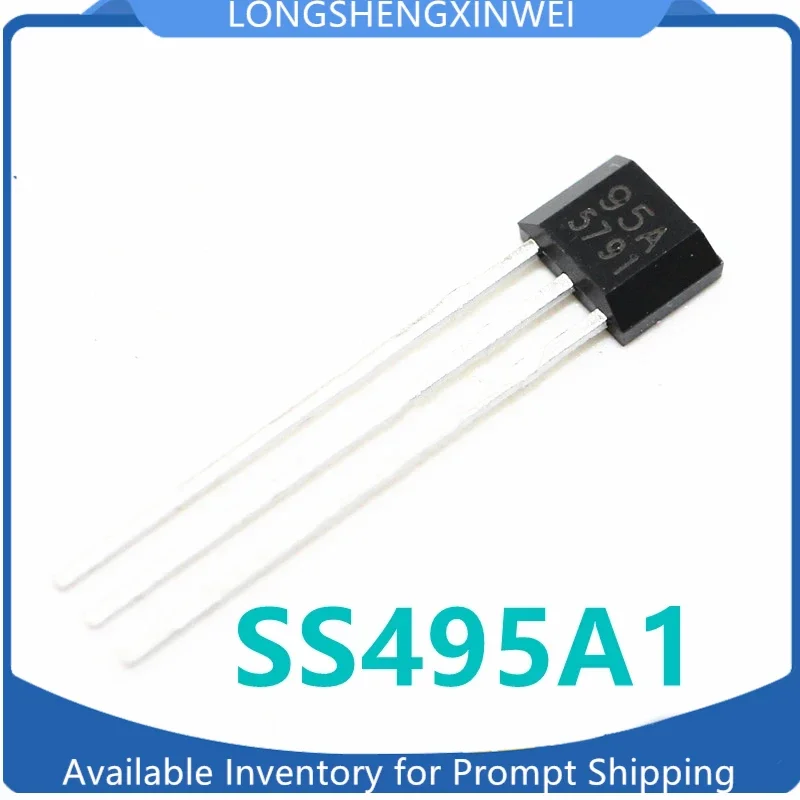 1PCS SS495A SS495A1 Screen Printed 95A Linear Hall Element Magnetic Sensor Sensor TO-92