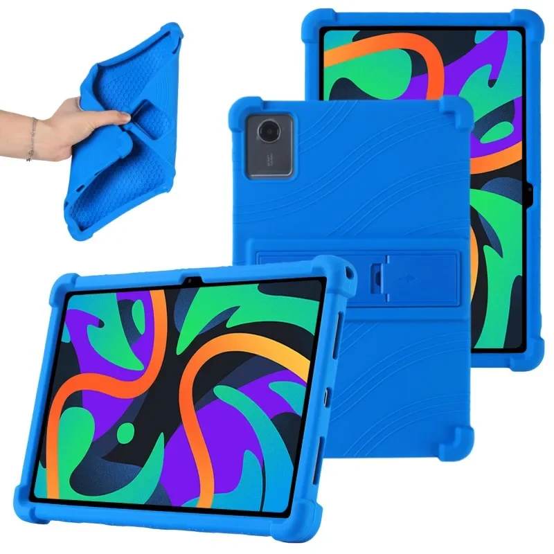 

4 Thicken Cornors Soft Silicon Cover For Lenovo Tab K11 Plus TB352FU (2024) 11.45" Tablet Case Shockproof Protector Funda Kids