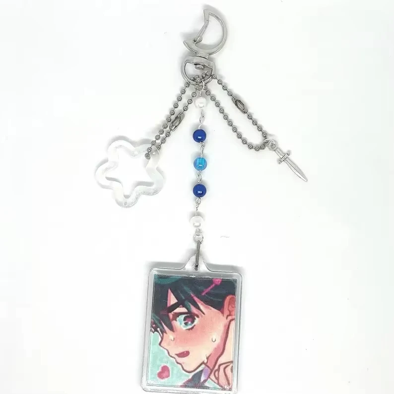 Alien Bühne handgemachte passende Schlüsselanhänger Cartoon Figur Luka Mizi Hyuna und Ivan Handykette Rucksack Anhänger Cosplay Zubehör – Detail 4