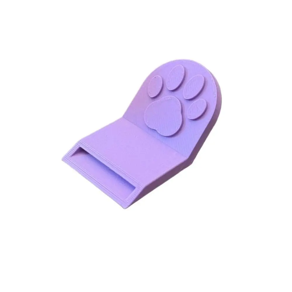 Cute Non-Slip Grip Cat Food Can Opener Easy-Clean Plastic Bottle Opener Cat Paw Ergonomic Canned Food Opener Pet Feeding