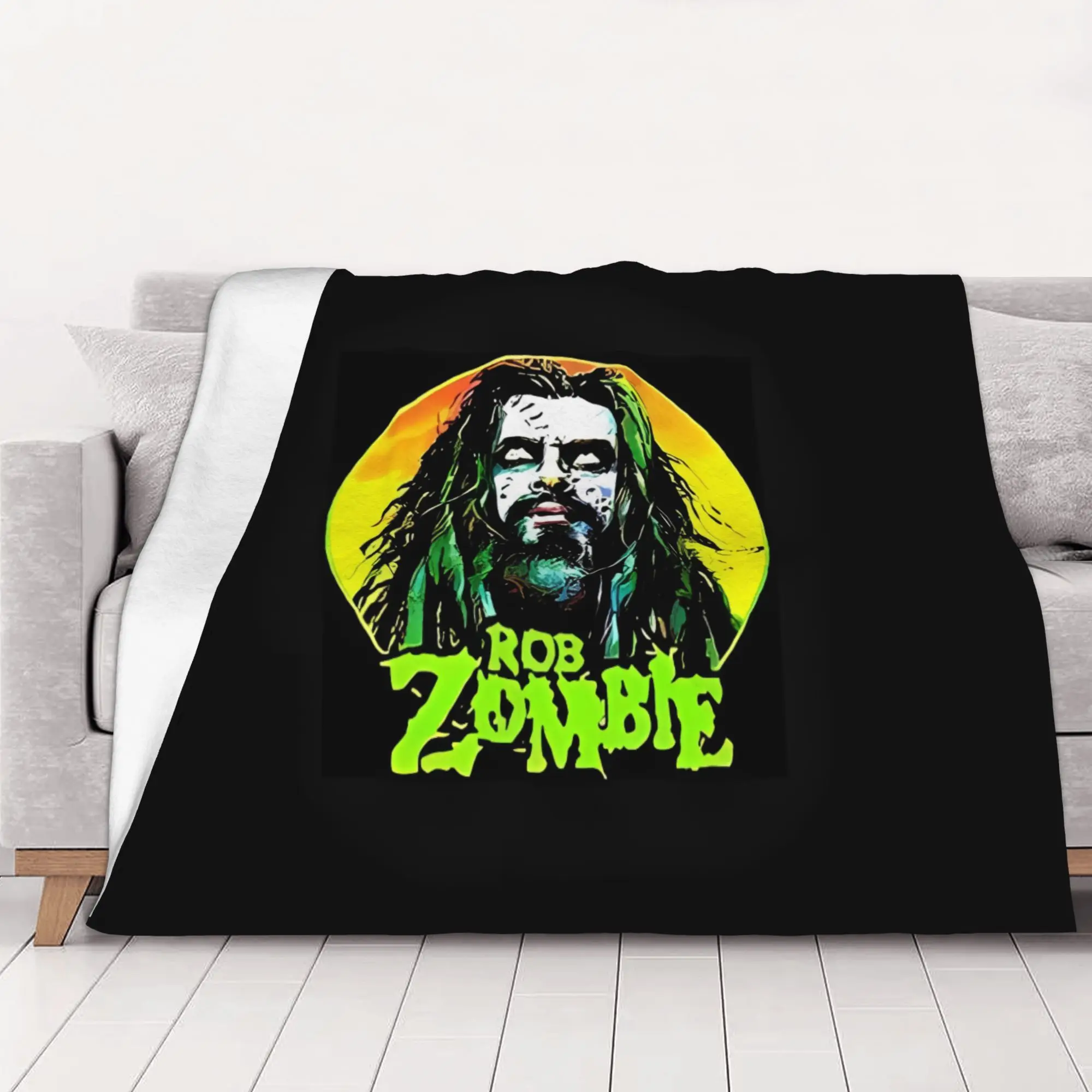 1PC home Cutecore New Sellers Trends New the robzombie Blanket Super Cosy Plush Home Living Room Sofa halloween