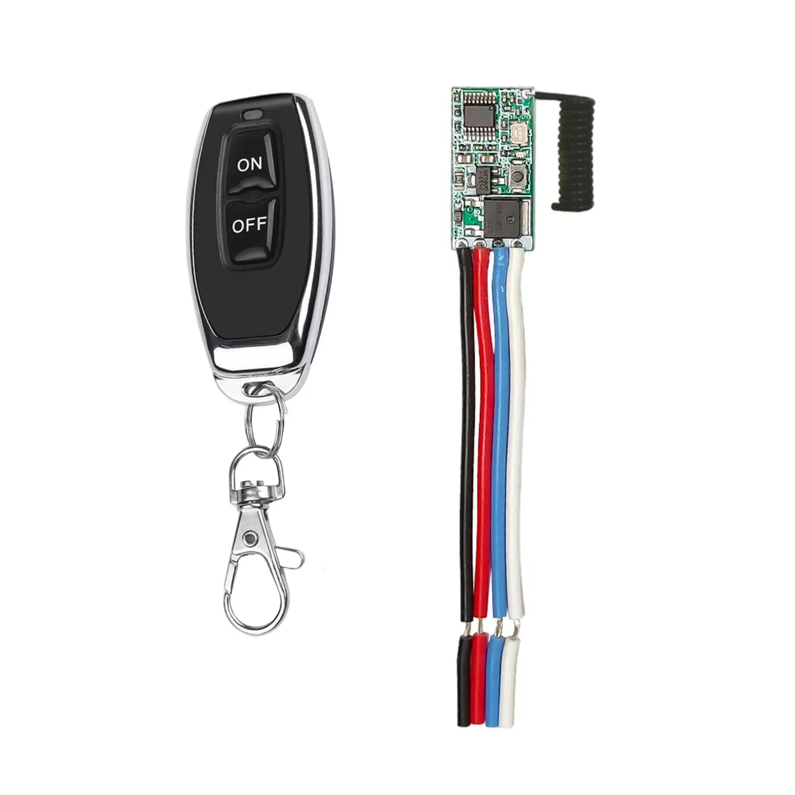 Rf433mhz Smart Remote Switch Receiver Plastic Low Power Micro Relay for Secure Door Access Control Home Automation