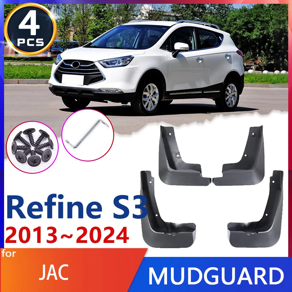 

Брызговики для автомобиля JAC Refine S3 T50 Heyue S30 DR4 EVO4 Sei 3 JS3 2013 ~ 2024 2014