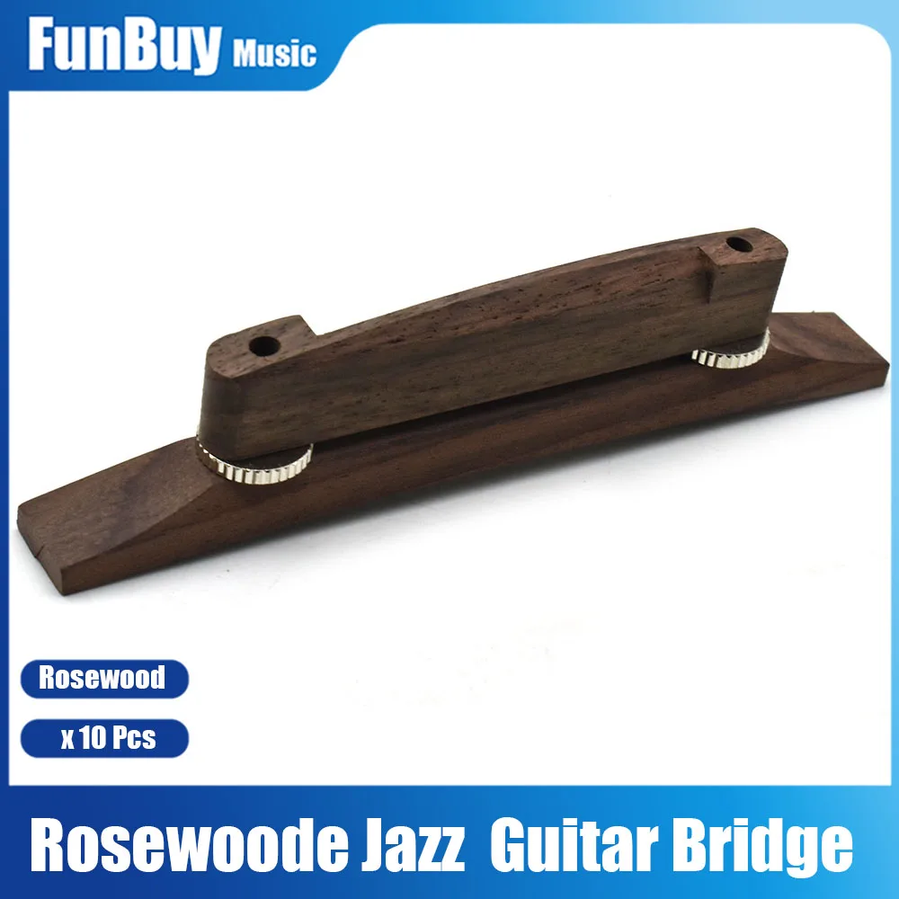 

10pcs Rosewood Archtop Bridge for Jazz Guitar Jazz Guitar Bridge Guitarra Accsessories