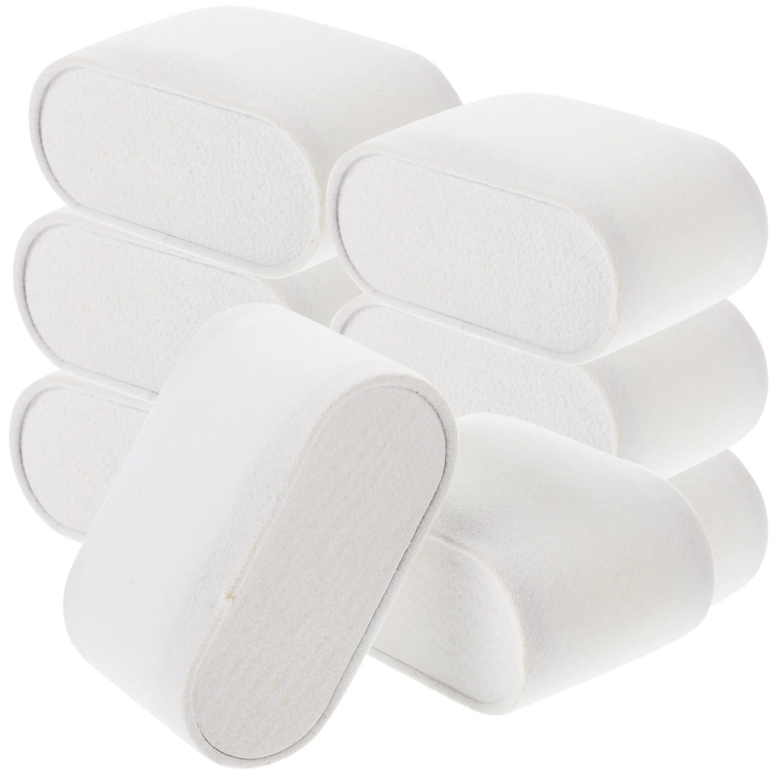 

8 Pcs Watch Display Stand Holder Pillow Watches Pillows Box White Cushion Travel