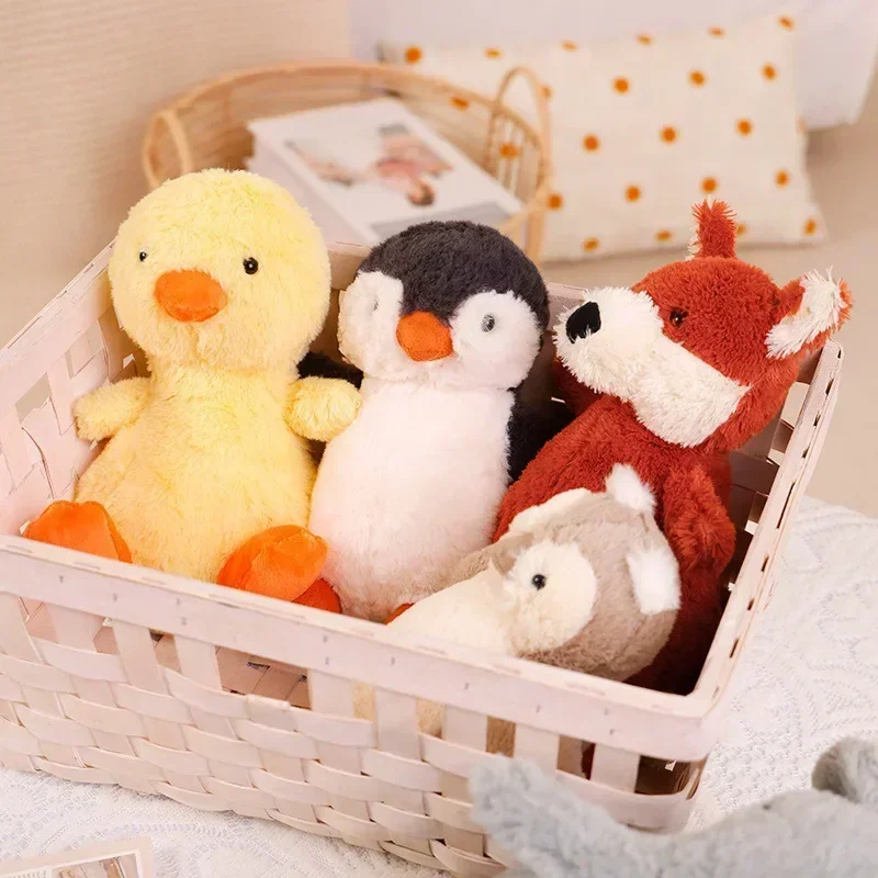 Muñeco de pingüino de peluche, muñeco de Animal en el océano, recuerdo relajante que acompaña, regalos felices para niños, vacaciones, animales de peluche de maní