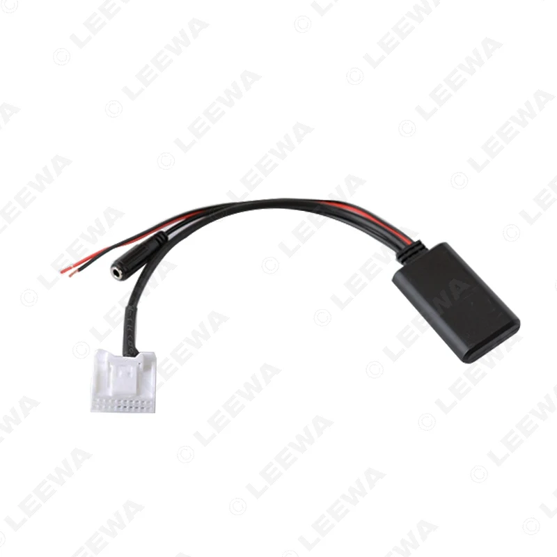 LEEWA Car Wireless Bluetooth Module Aux Audio Cable Music Adapter With Micphone For Toyota 4Runner Camry Rav4 AUX Cable #CA6197
