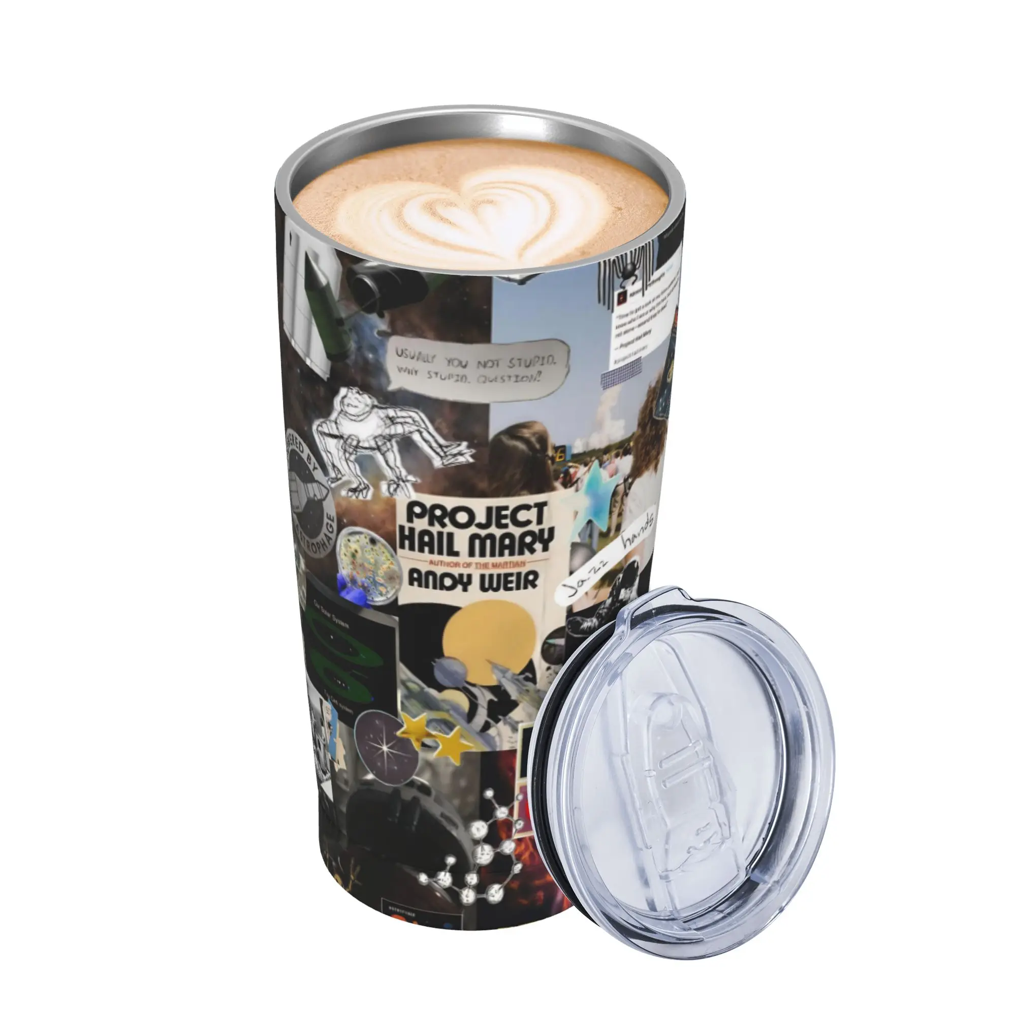 Project Hail Mary Movie 2026 Tumbler Vacuum Insulated  Thermal Cup Stainless Steel Double Wall Mugs Water Bottle 20oz