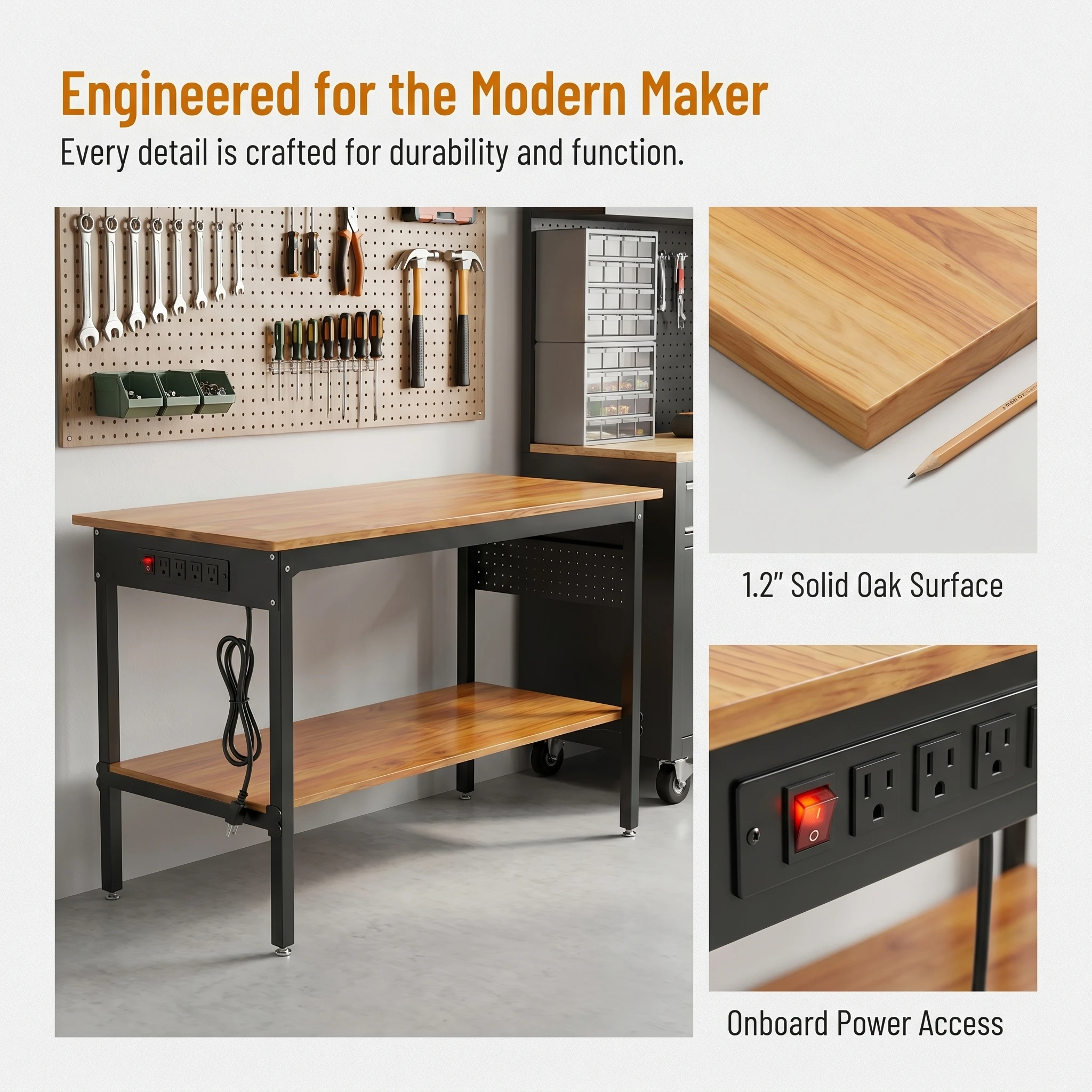 Мобильный верстак со встроенно – обзор и цена Workbench Woodworking