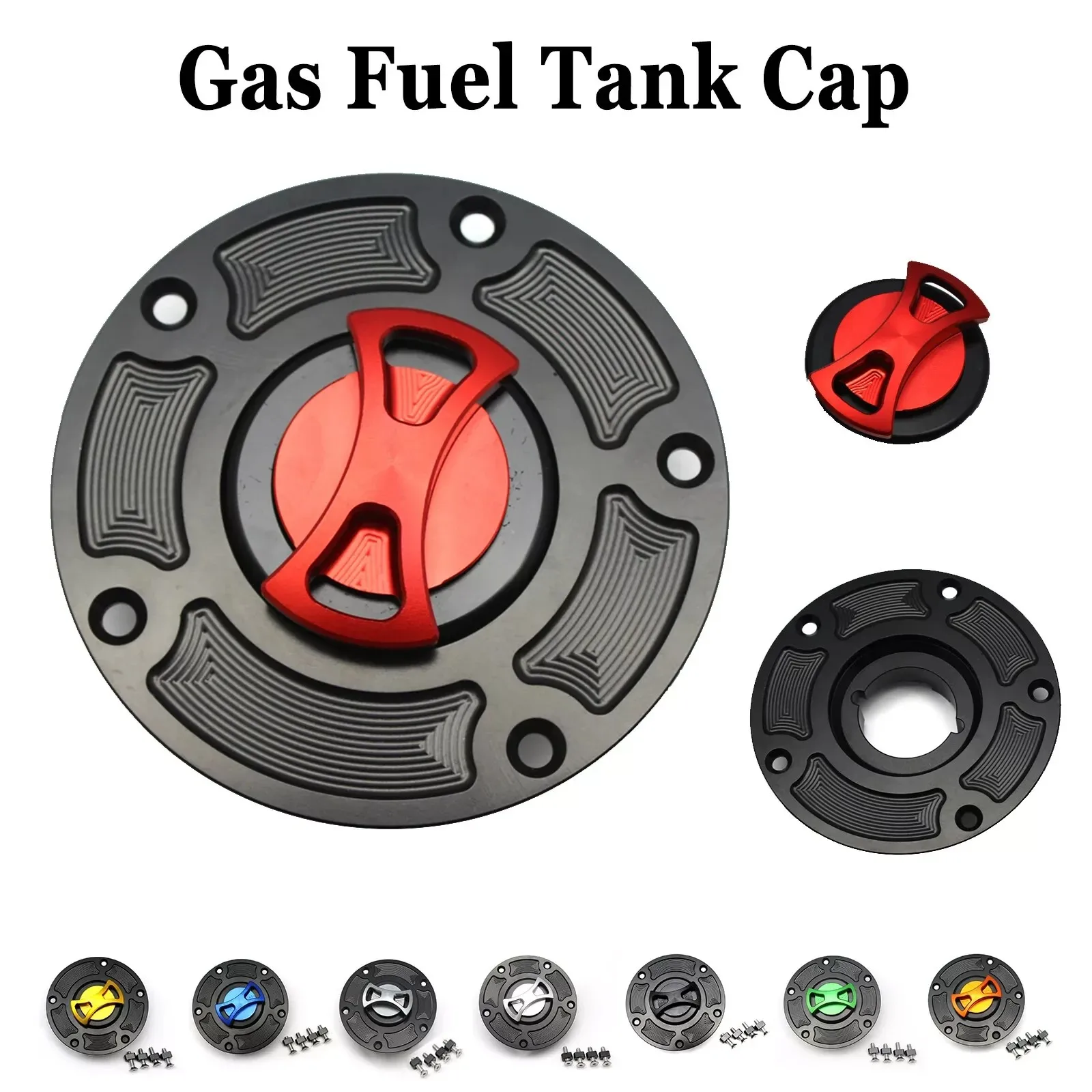 

Fuel Tank Cap Gas Cover For Ducati MONSTER 696/796/1100/EVO 899/1299 PANIGALE