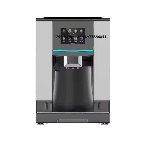 

High Quality Home Appliance Fully Automatic Silver Black Touch Screen Display Multifunctional Coffee Machine