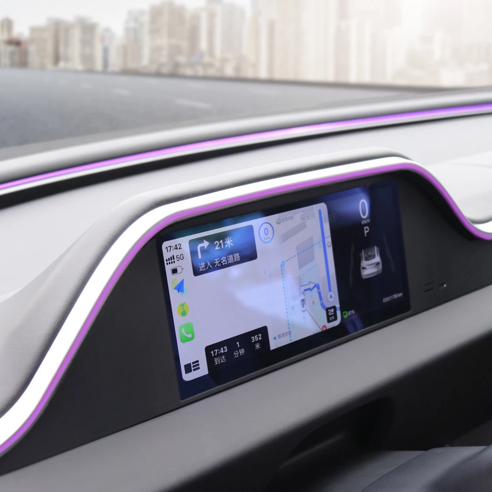 Model 3 Highland LCD Digital Instrument Cluster Touch Display Dashboard with CarPlay & Ambient Light