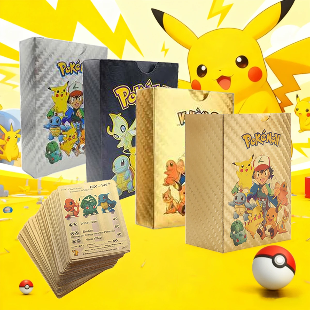

Bilibili Card Game official authorized Pokemon peripheral products and collectibles English flash cards full series
