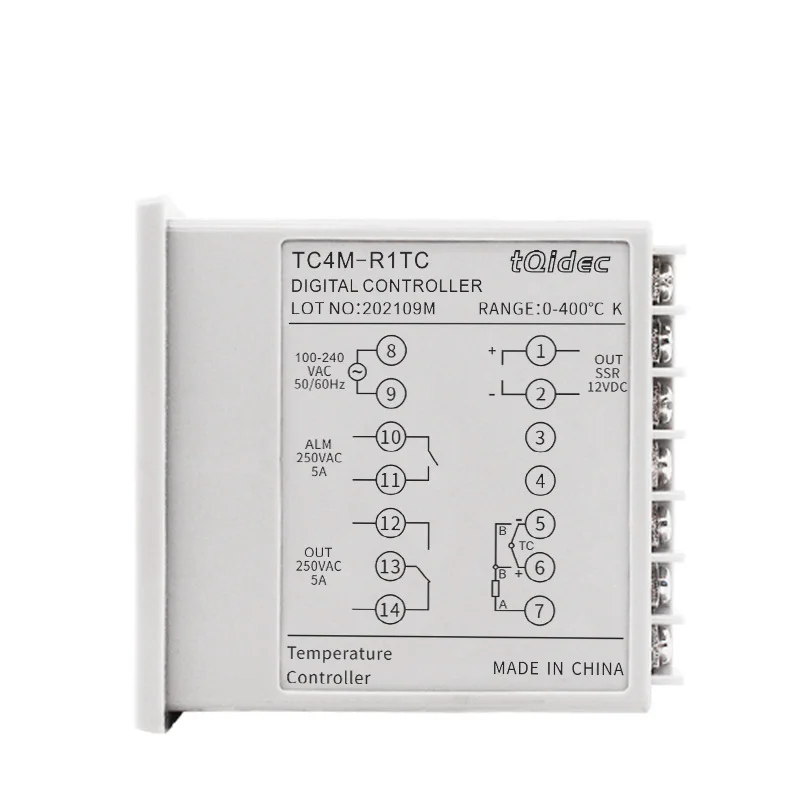 72*72 Panel Size Multiple Input SSR Relay Intelligent PID Temperature Controller Instrument TC4M