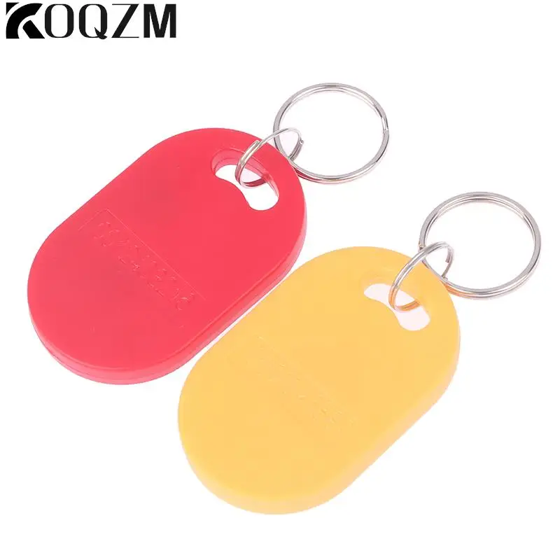 Dual Chip Frequency RFID 125KHZ T5577 13.56MHZ Replaceable Writable IC+ID Rewritable Composite Key Tag Key Fob