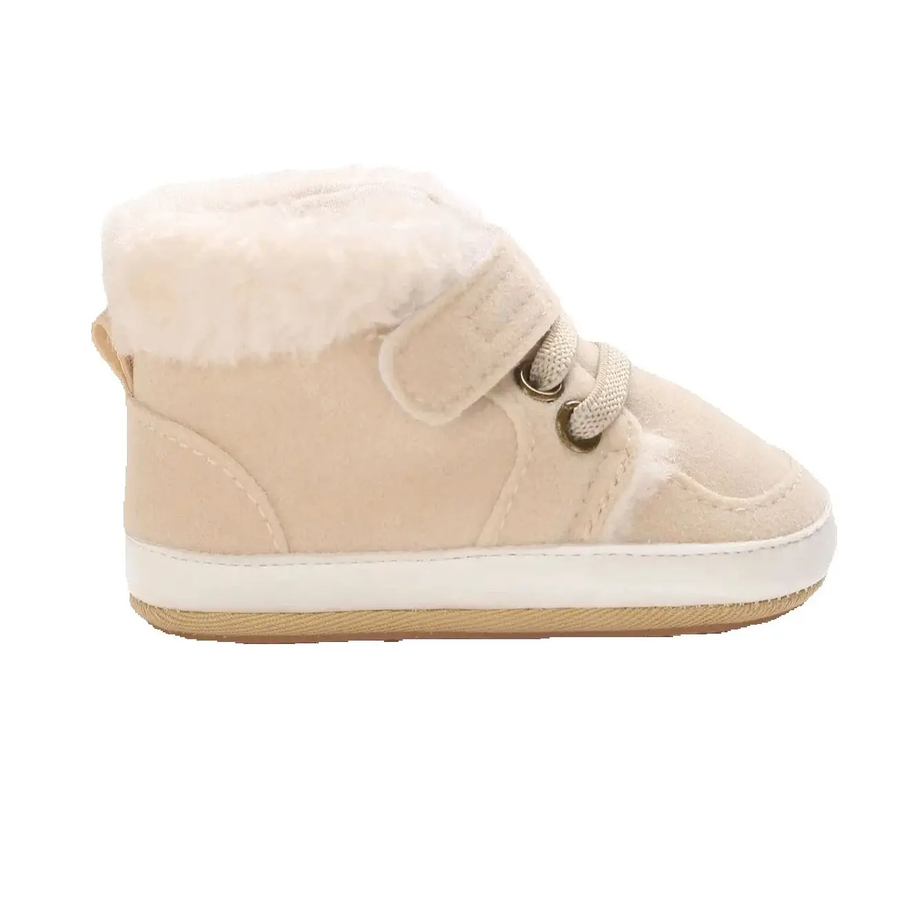 Bottes d'hiver pour bébé – Chaussures de neige en coton doux pour les tout-petits | Premiers marcheurs chauds 0-24M | Conception de couleur unie" ​ ​