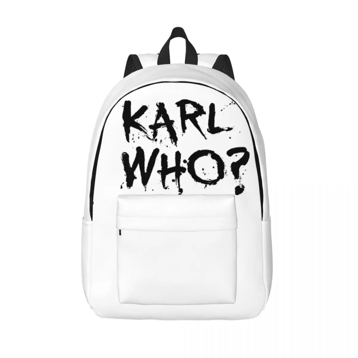 Karl, der Slogan Mode Rucksack Sport Student Business Daypack für Männer Frauen Laptop Computer Leinwand Taschen