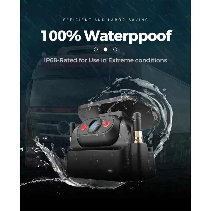 

2,4G Беспроводная Wi-Fi солнечная энергия 5-дюймовый монитор Автомобильная видеорегистратор Магнитная камера ночного видения Водонепроницаемая резервная камера заднего вида для грузовика, автобуса