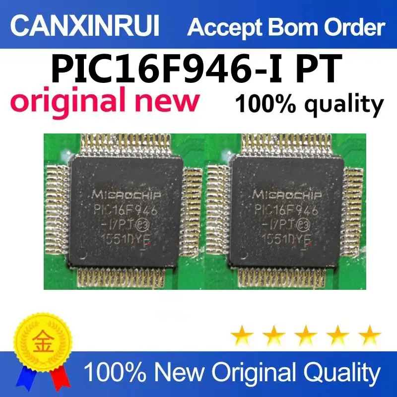 (5-100piezas) Direct bidding price PIC16F946-I/PT 914/917I/PT microcontroller chip QFP64 original IC