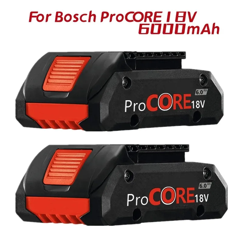 

Upgraded 18V 5.0Ah/6.0Ah Li-ion Battery for Procore 1600A016GB Bosch 18 Volt Max Cordless Power Tool Drill 21700 Cells Built-in