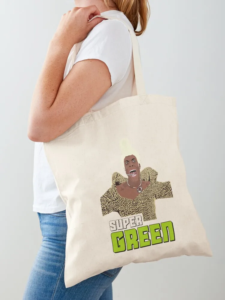 

SUPER GREEN Tote Bag personalized tote Canvas bag for women Women's bag Lady