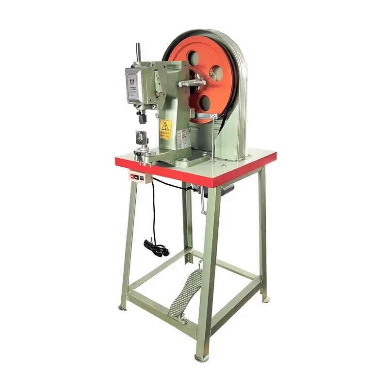 Sweatshirt Trousers Semi Automatic Shoelace Metal Tipping Machine For Drawstring & Cord End JZ-918J