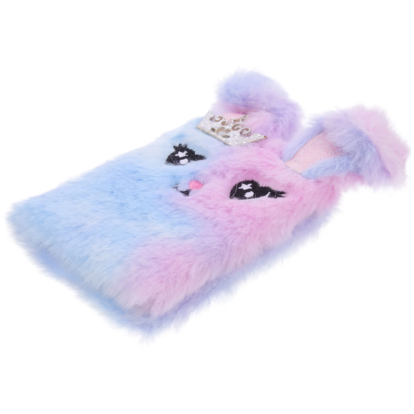 Mini Notebook Travel Write Girl Journal Plush Cover Writing Diary Fluffy Cartoon Pads