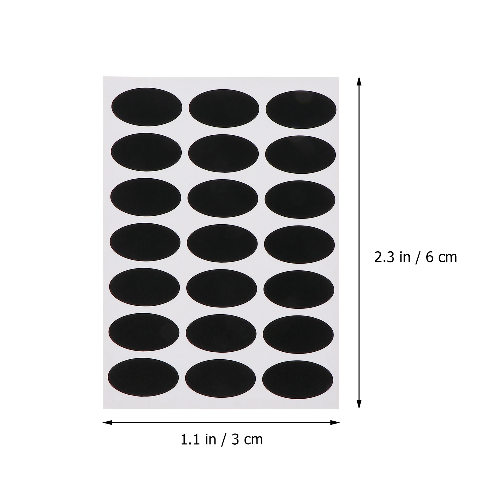 148 pcs Seasoning Bottle Labels Spice Jar Stickers Waterproof Adhesive Oval Paper Black Matte Caviar Design Kitchen Small