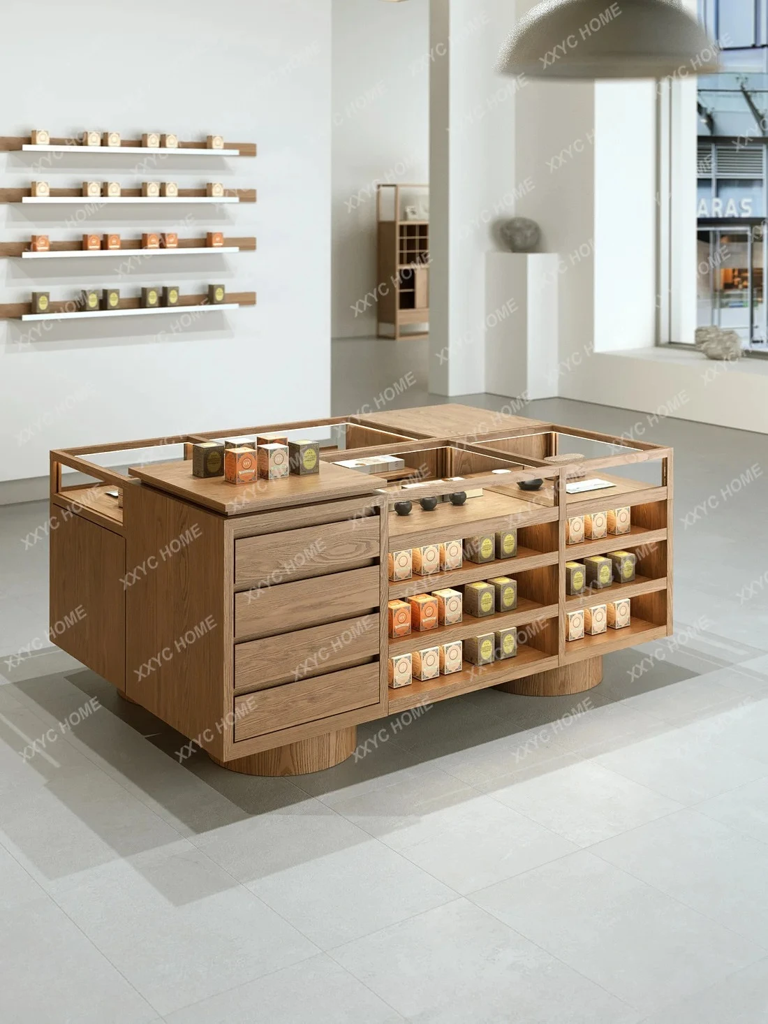 Y1 Glass Cabinet Ta…