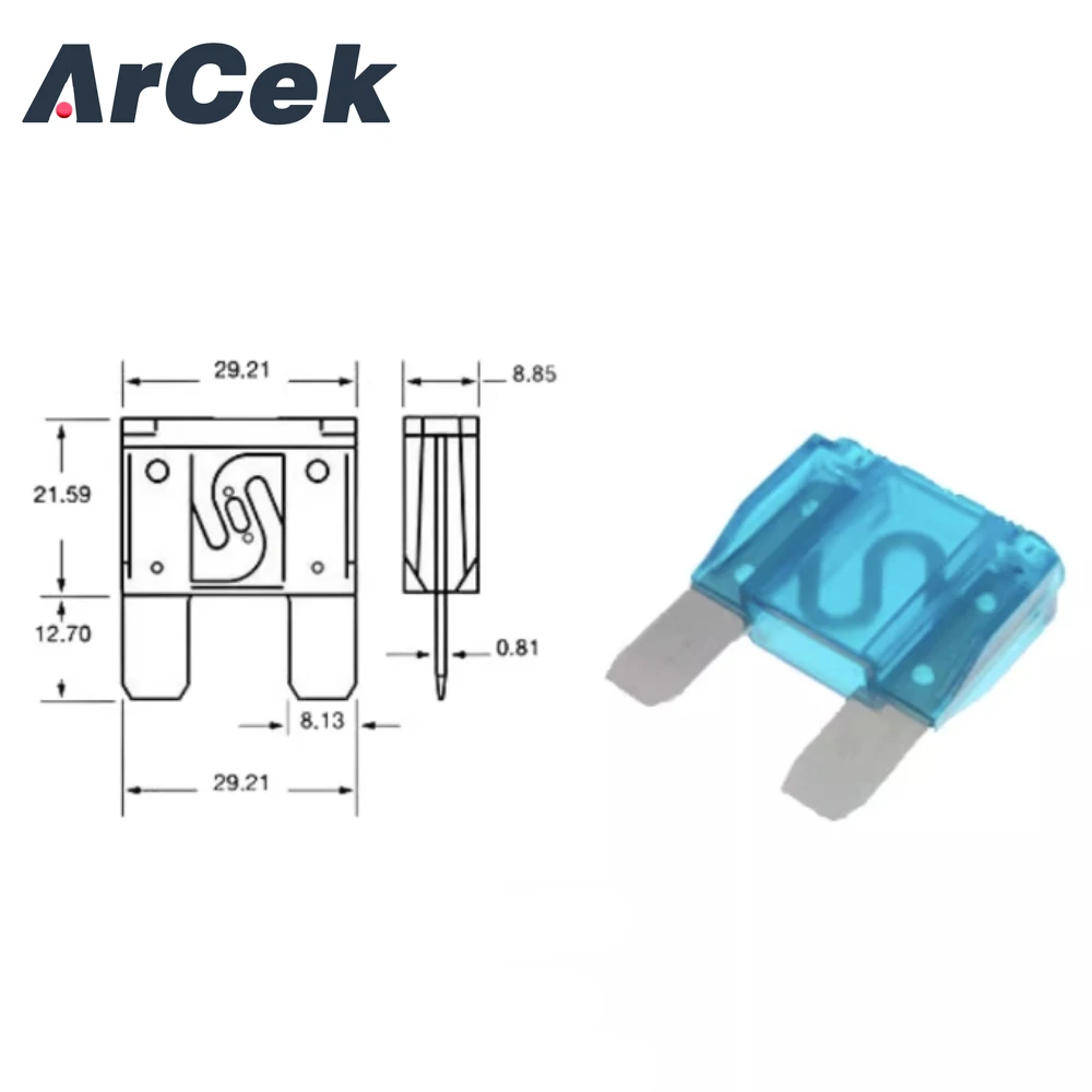 Large Fuse Fuses 20A 30A 40A 50A 60A 70A 80A 100A Amp Clip Assortment Auto Blade Type Fuse Set for Car Truck