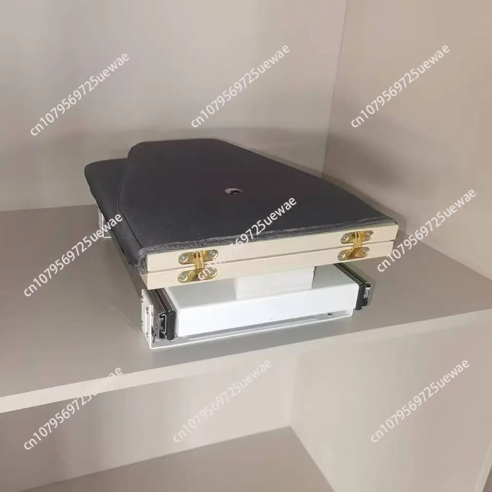

push-pull folding iron rack cloakroom built-in telescopic Wardrobe damping ironing board hidden