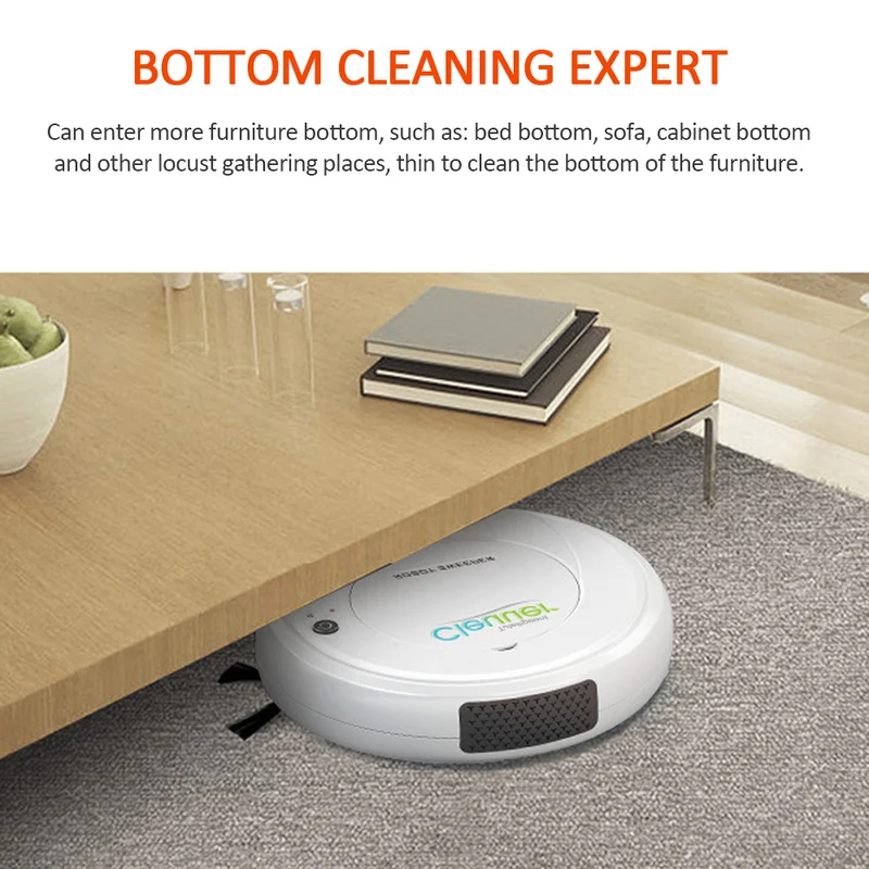 Multifunctional Smart Floor Cleaner,3-In-1 Auto Rechargeable Smart Sweeping Robot Dry Wet Sweeping Vacuum Cleaner