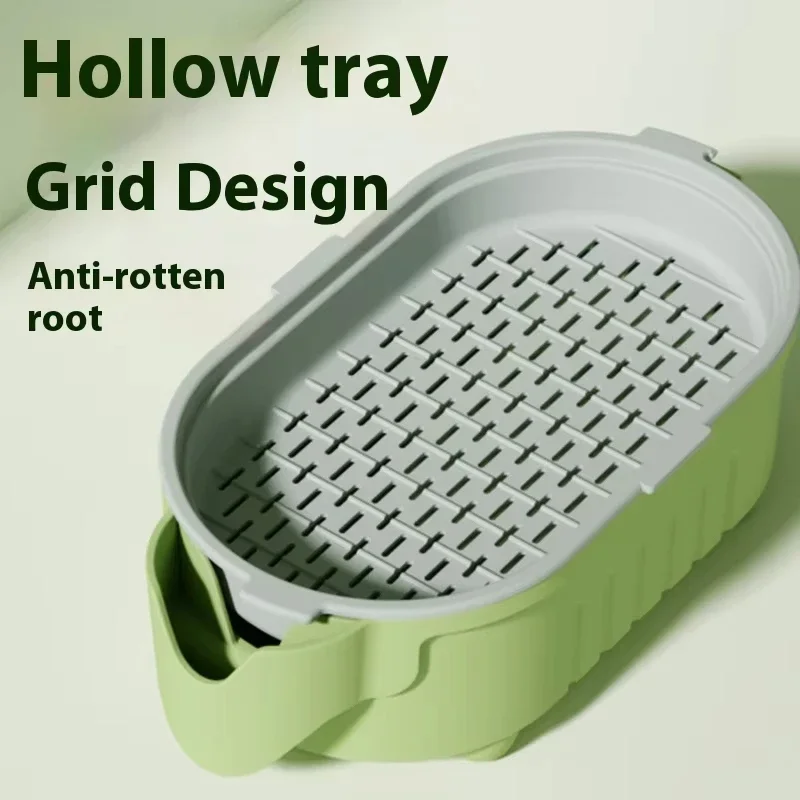 

Pet Supplies High-quality Soilless Hydroponic Seedling Tray Growth Cup Lazy Planting Cup Hydroponic Cat Care Products