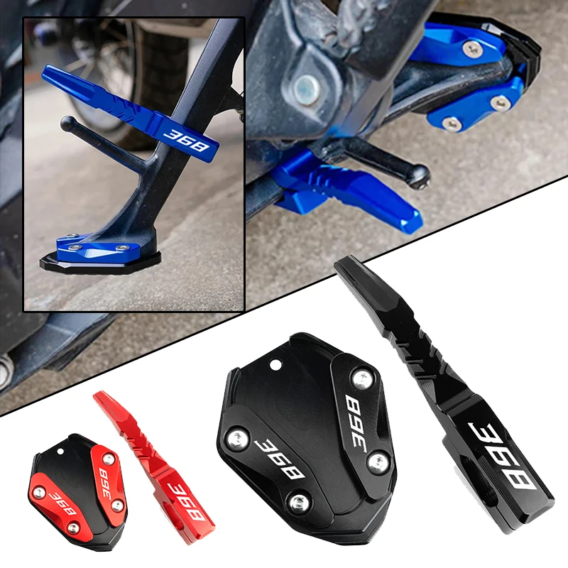 

New Motorcycle Accessories CNC Aluminium Kickstand Foot Enlarger Side Stand Extension For ZONTES 368G 368E 368D 368 D E G 368-G